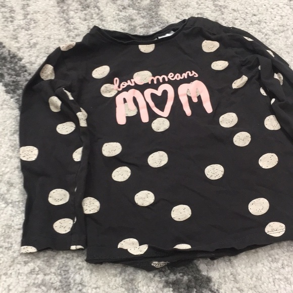 🦋FREE SHIP $50🦋 Zara Sweatshirt Polka Dot 2-3T - Picture 3 of 7